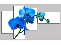 Tranh bộ nghệ thuật hoa Lan xanh DH840A (kích thước 150x90cm)
